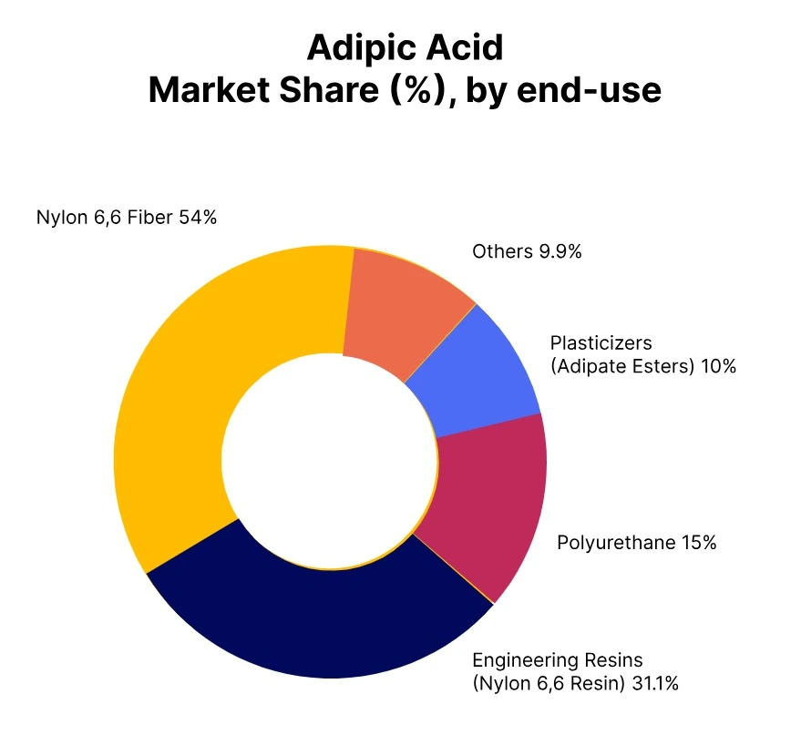 Adipic Acid Market Share End Use