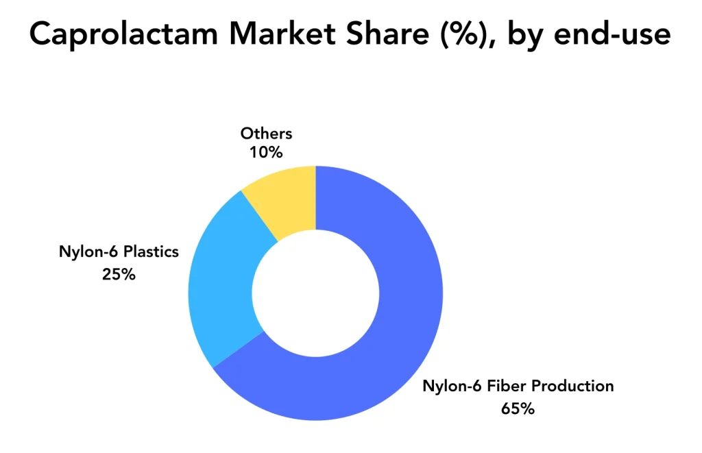 Caprolactam market share by End Use