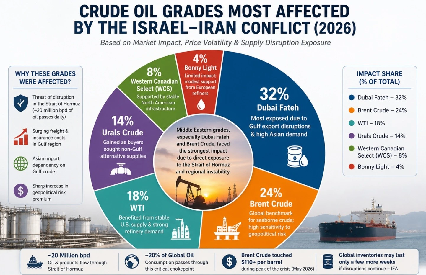 How the Israel–Iran Conflict Reshaped the Global Crude Oil Market